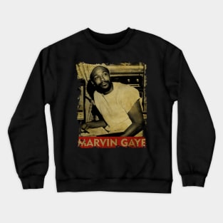 TEXTURE ART-Marvin Gaye - RETRO STYLE Crewneck Sweatshirt